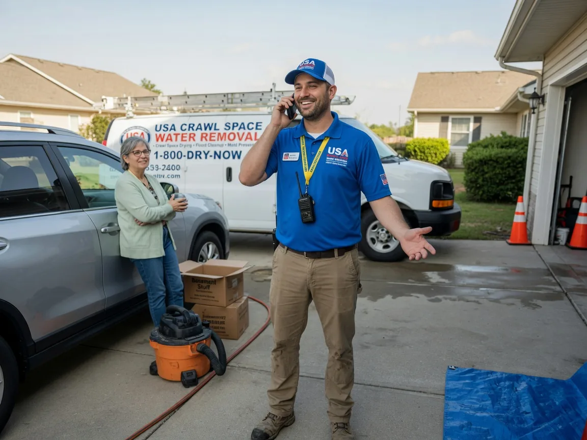 Crawl Space Water Removal Lerna, IL FAQs